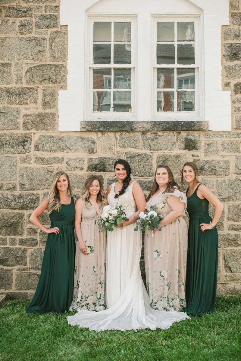 A gorgeous Catonsville wedding ceremony at St. Mark Church by Britney Clause Photography