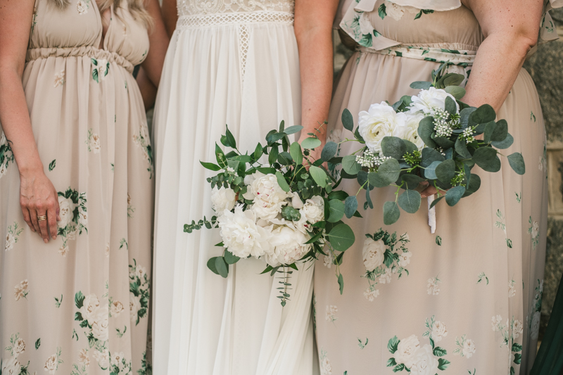 A gorgeous Catonsville wedding ceremony at St. Mark Church by Britney Clause Photography