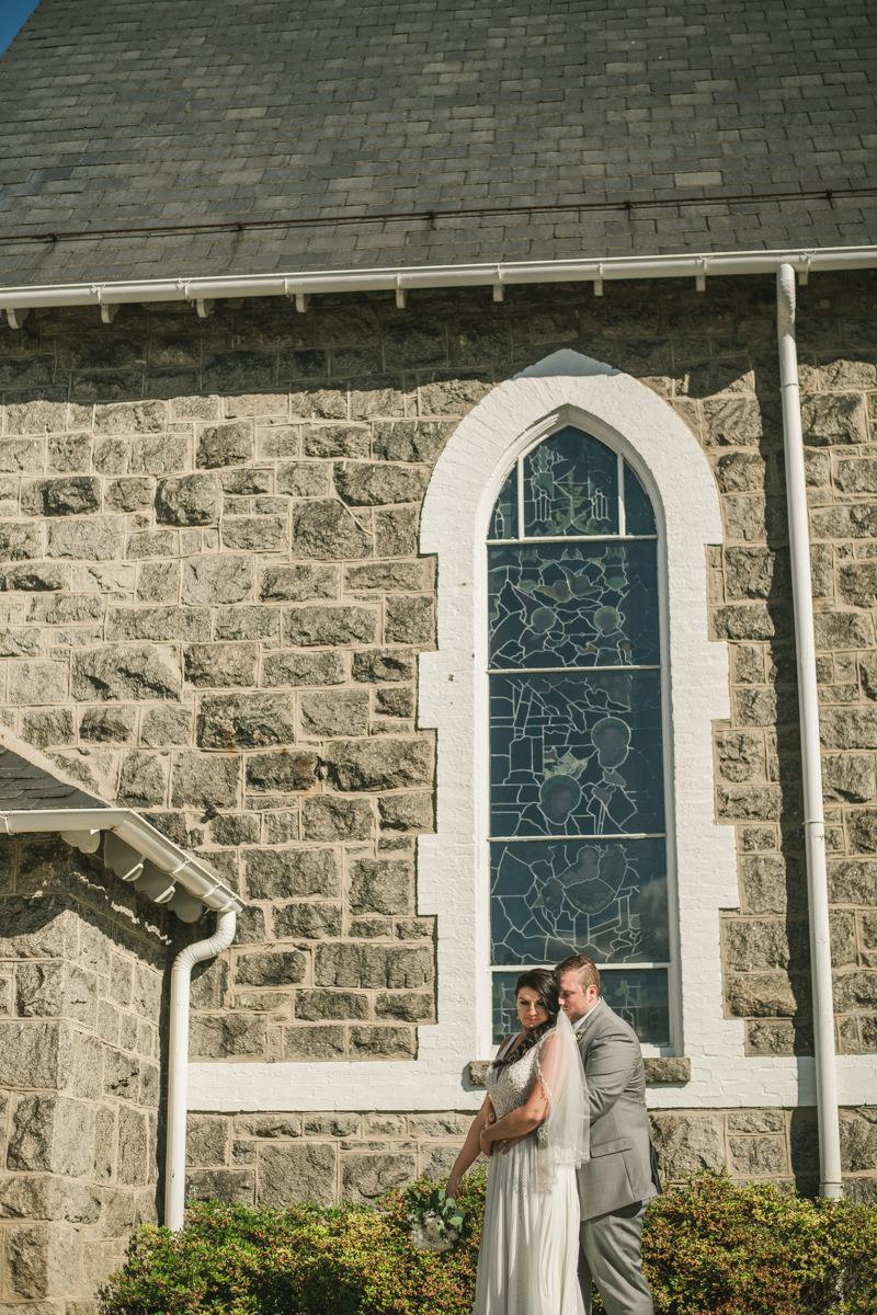 A gorgeous Catonsville wedding ceremony at St. Mark Church by Britney Clause Photography