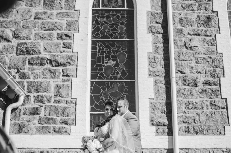 A gorgeous Catonsville wedding ceremony at St. Mark Church by Britney Clause Photography