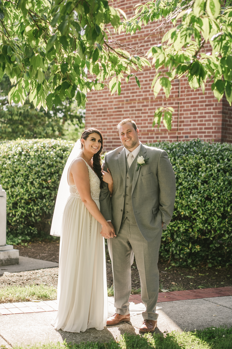 A gorgeous Catonsville wedding ceremony at St. Mark Church by Britney Clause Photography