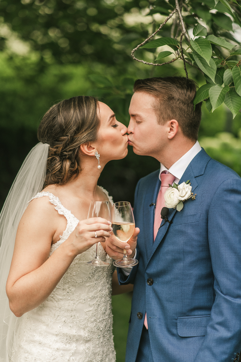 A gorgeous wedding ceremony at Antrim 1844 in Taneytown, Maryland by Britney Clause Photography