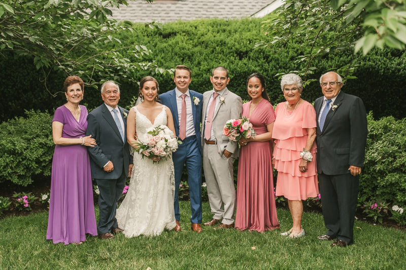 A gorgeous wedding ceremony at Antrim 1844 in Taneytown, Maryland by Britney Clause Photography