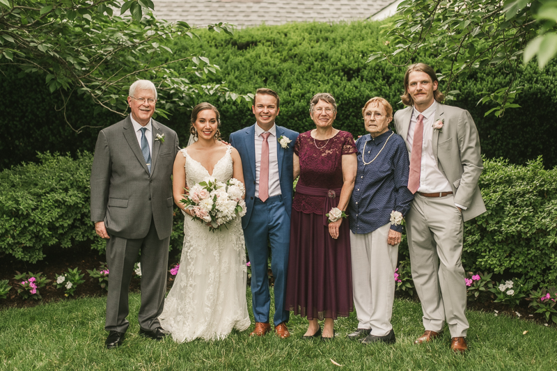 A gorgeous wedding ceremony at Antrim 1844 in Taneytown, Maryland by Britney Clause Photography