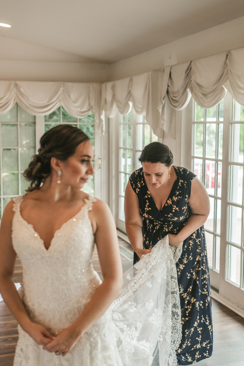A fun and classic wedding reception at Antrim 1844 in Taneytown, Maryland by Britney Clause Photography