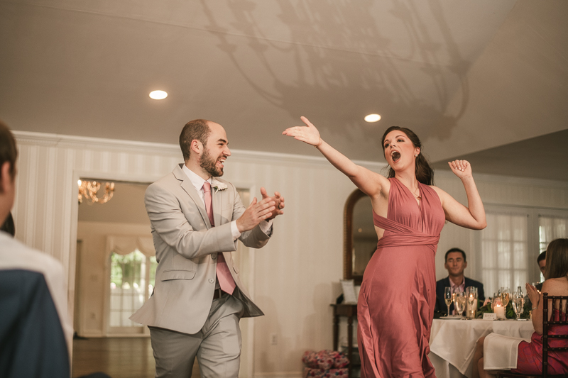 A fun and classic wedding reception at Antrim 1844 in Taneytown, Maryland by Britney Clause Photography