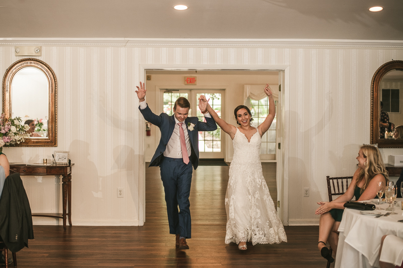 A fun and classic wedding reception at Antrim 1844 in Taneytown, Maryland by Britney Clause Photography