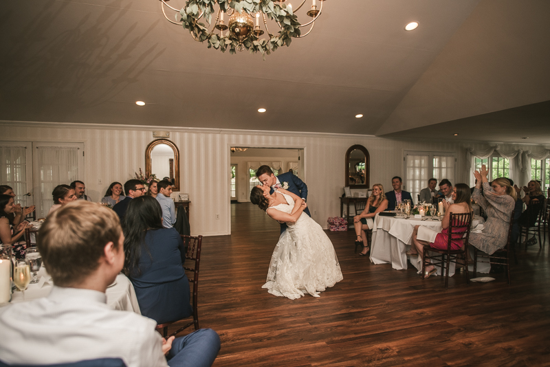 A fun and classic wedding reception at Antrim 1844 in Taneytown, Maryland by Britney Clause Photography