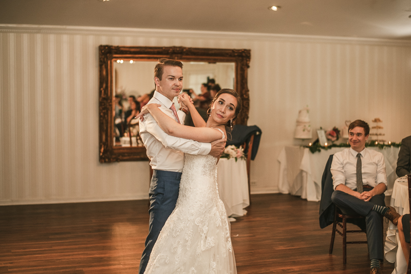 A choreographed first dance at Antrim 1844 in Taneytown, Maryland by Britney Clause Photography
