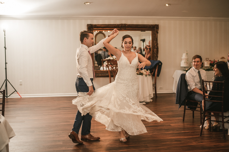 A choreographed first dance at Antrim 1844 in Taneytown, Maryland by Britney Clause Photography