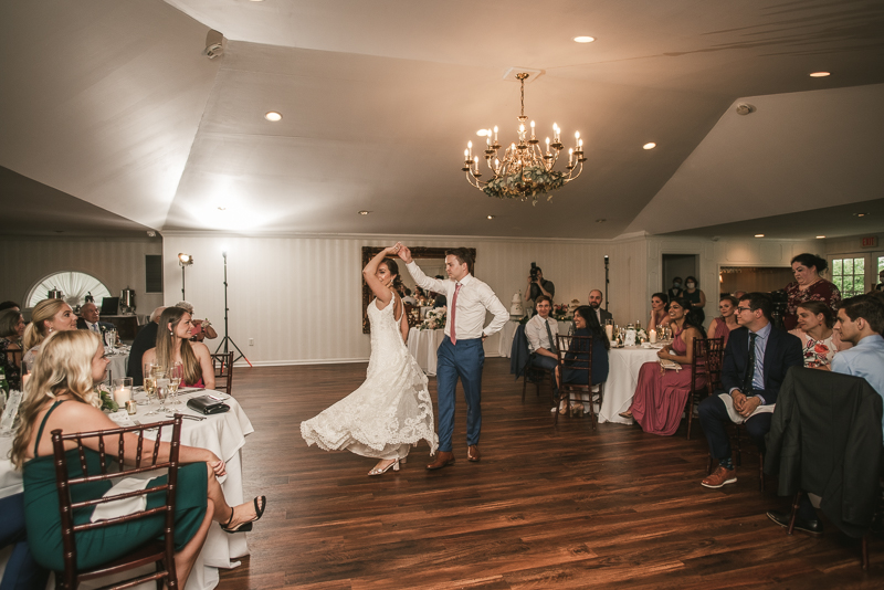 A choreographed first dance at Antrim 1844 in Taneytown, Maryland by Britney Clause Photography