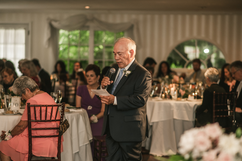 A fun and classic wedding reception at Antrim 1844 in Taneytown, Maryland by Britney Clause Photography