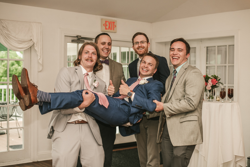 A fun and classic wedding reception at Antrim 1844 in Taneytown, Maryland by Britney Clause Photography