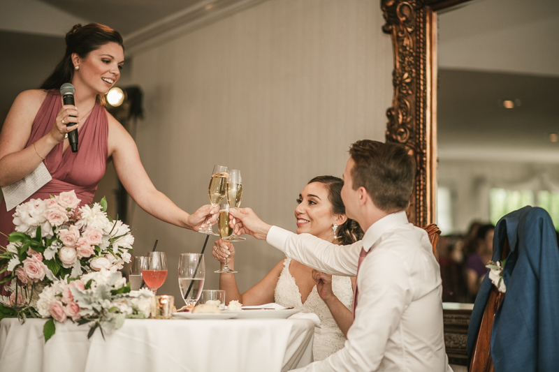 A fun and classic wedding reception at Antrim 1844 in Taneytown, Maryland by Britney Clause Photography