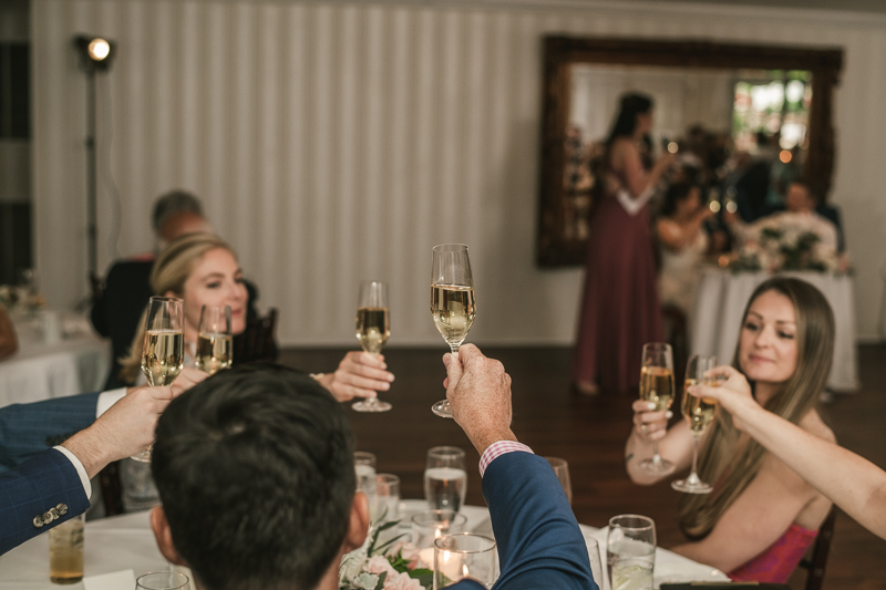 A fun and classic wedding reception at Antrim 1844 in Taneytown, Maryland by Britney Clause Photography