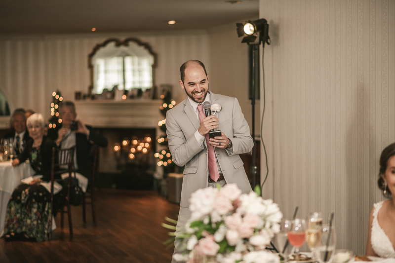 A fun and classic wedding reception at Antrim 1844 in Taneytown, Maryland by Britney Clause Photography