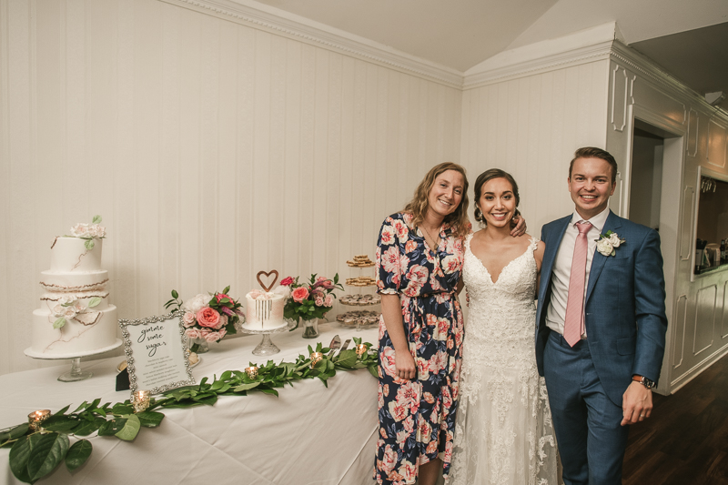 A fun and classic wedding reception at Antrim 1844 in Taneytown, Maryland by Britney Clause Photography