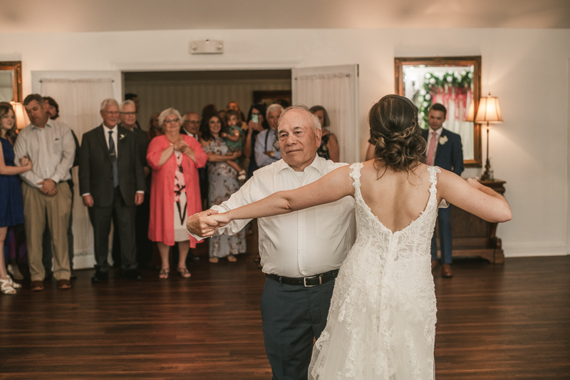 A fun and classic wedding reception at Antrim 1844 in Taneytown, Maryland by Britney Clause Photography