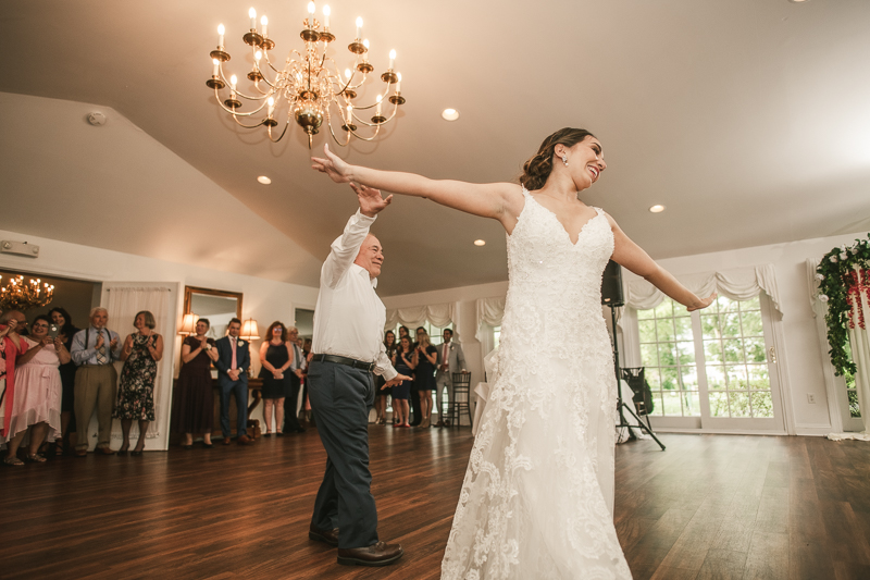 A fun and classic wedding reception at Antrim 1844 in Taneytown, Maryland by Britney Clause Photography