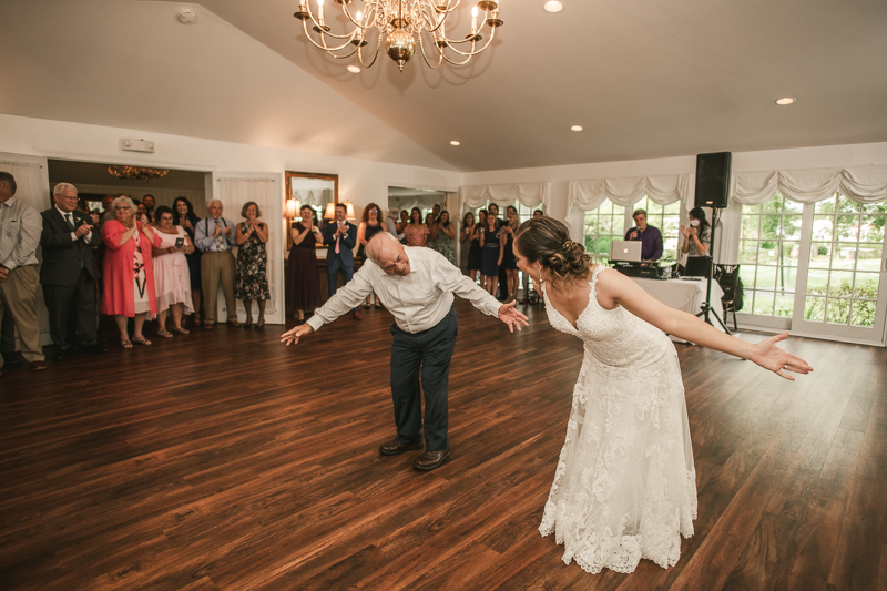 A fun and classic wedding reception at Antrim 1844 in Taneytown, Maryland by Britney Clause Photography