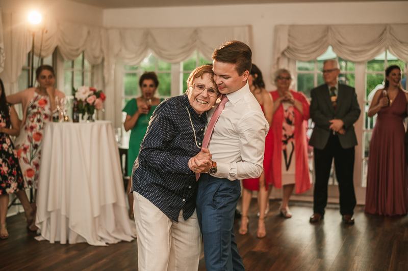 A fun and classic wedding reception at Antrim 1844 in Taneytown, Maryland by Britney Clause Photography