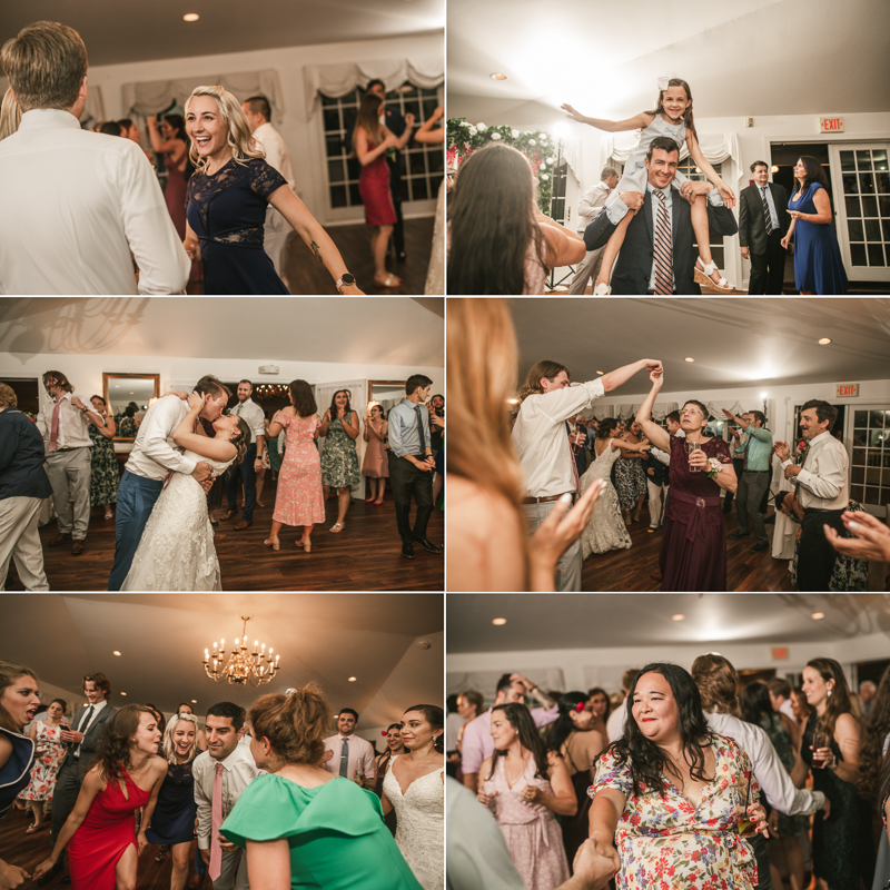 A fun and classic wedding reception at Antrim 1844 in Taneytown, Maryland by Britney Clause Photography