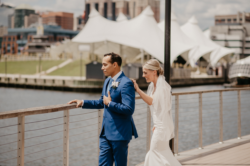 A gorgeous first look at the Baltimore Inner Harbor by Britney Clause Photography