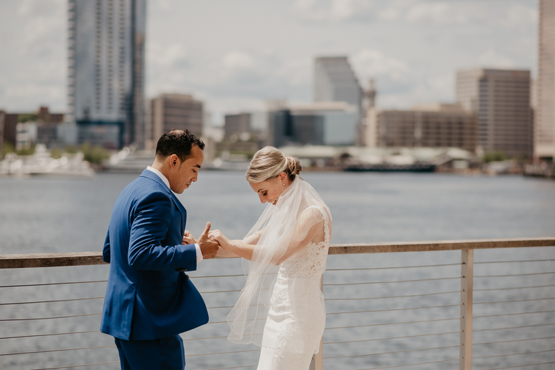 A gorgeous first look at the Baltimore Inner Harbor by Britney Clause Photography