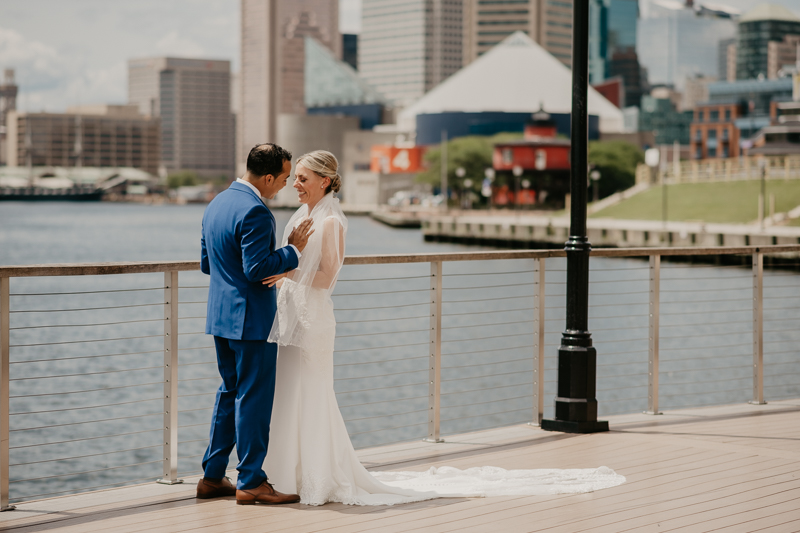 A gorgeous first look at the Baltimore Inner Harbor by Britney Clause Photography