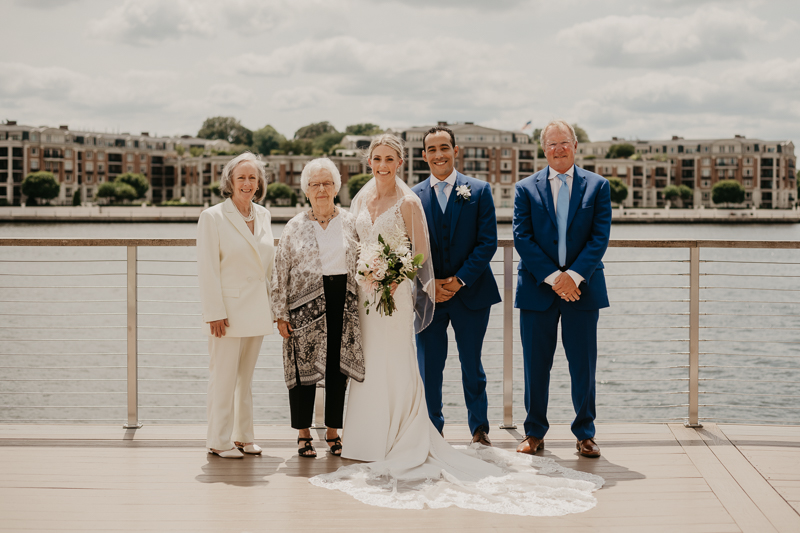 A summer wedding in July at The Winslow in Baltimore, Maryland by Britney Clause Photography