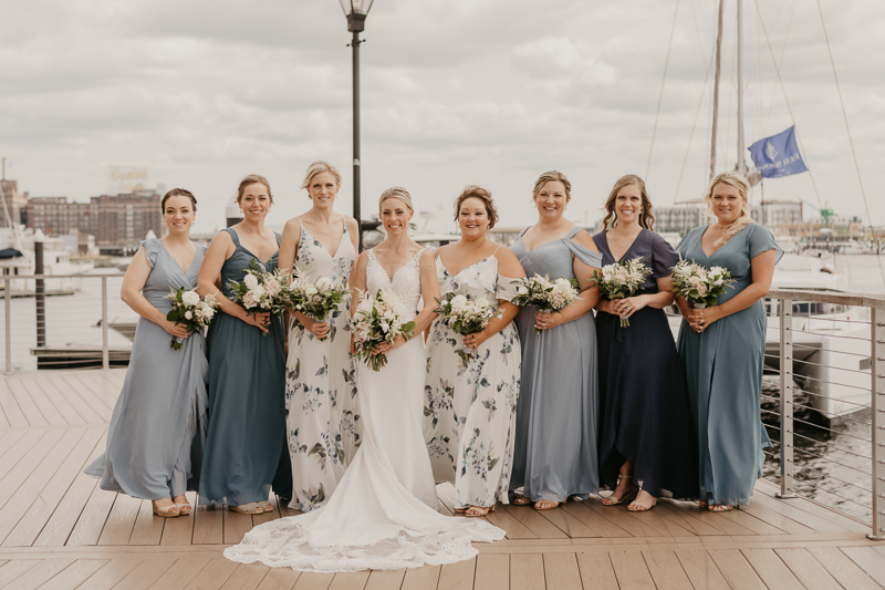 A summer wedding in July at The Winslow in Baltimore, Maryland by Britney Clause Photography