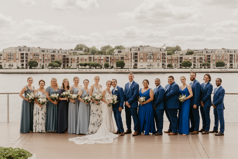 A summer wedding in July at The Winslow in Baltimore, Maryland by Britney Clause Photography