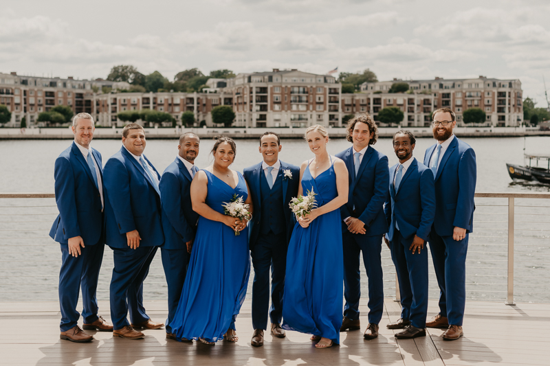 A summer wedding in July at The Winslow in Baltimore, Maryland by Britney Clause Photography