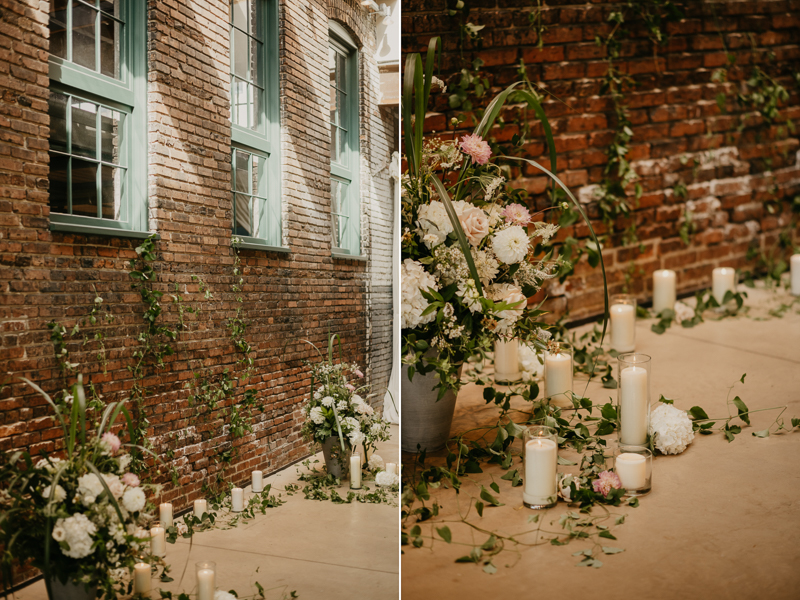 Amazing wedding florals by Floral Impression at The Winslow in Baltimore, Maryland by Britney Clause Photography