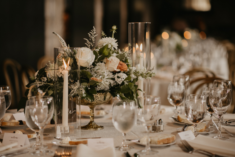 Magical wedding reception decor at The Winslow in Baltimore Maryland by Britney Clause Photography