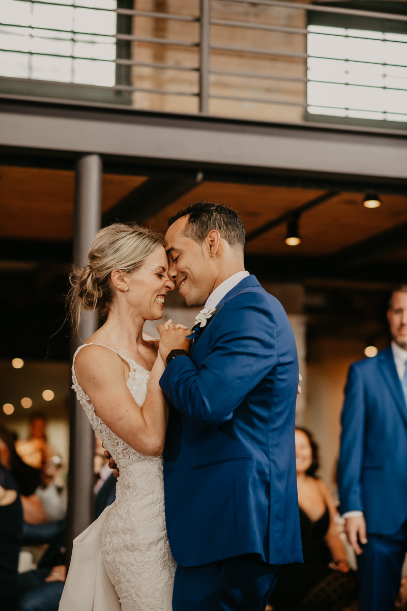 A fun wedding reception at The Winslow in Baltimore, Maryland by Britney Clause Photography