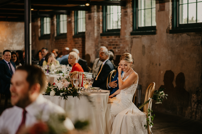 A fun wedding reception at The Winslow in Baltimore, Maryland by Britney Clause Photography