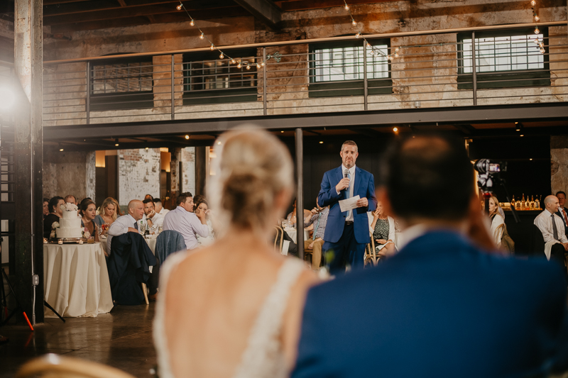 A fun wedding reception at The Winslow in Baltimore, Maryland by Britney Clause Photography