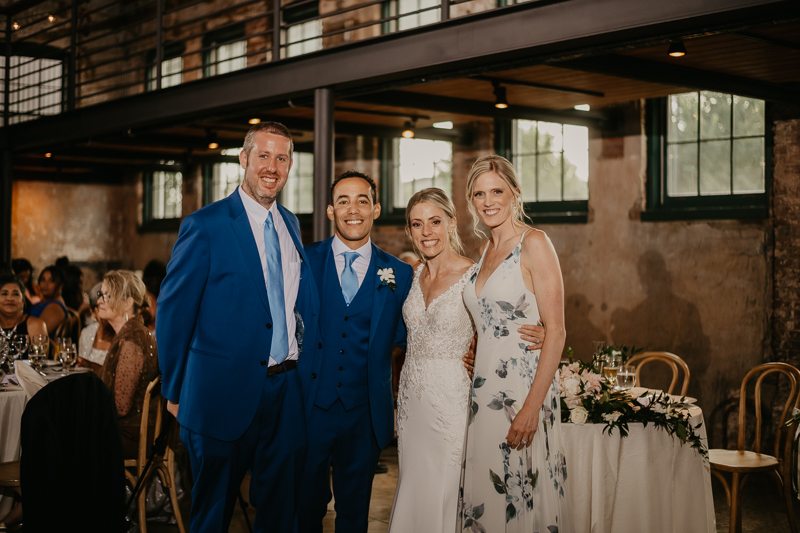 A fun wedding reception at The Winslow in Baltimore, Maryland by Britney Clause Photography