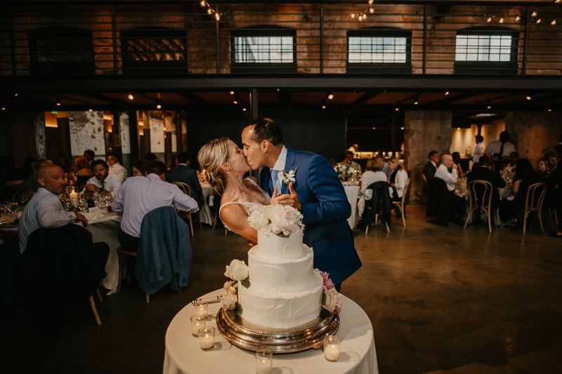 A fun wedding reception at The Winslow in Baltimore, Maryland by Britney Clause Photography