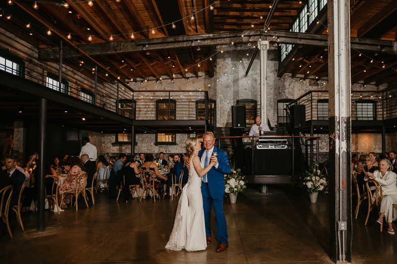 A fun wedding reception at The Winslow in Baltimore, Maryland by Britney Clause Photography