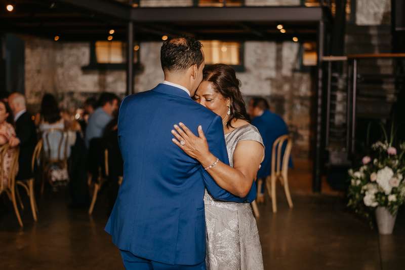 A fun wedding reception at The Winslow in Baltimore, Maryland by Britney Clause Photography