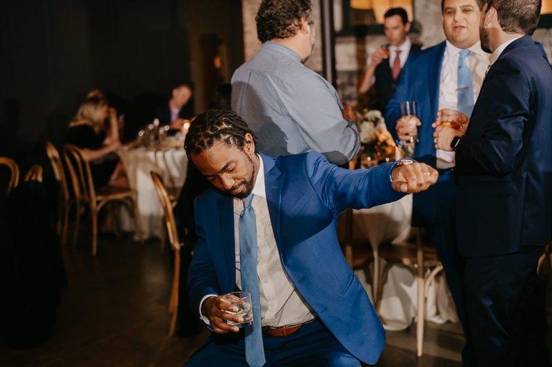 A fun wedding reception at The Winslow in Baltimore, Maryland by Britney Clause Photography