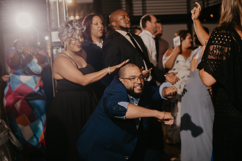 A fun wedding reception at The Winslow in Baltimore, Maryland by Britney Clause Photography