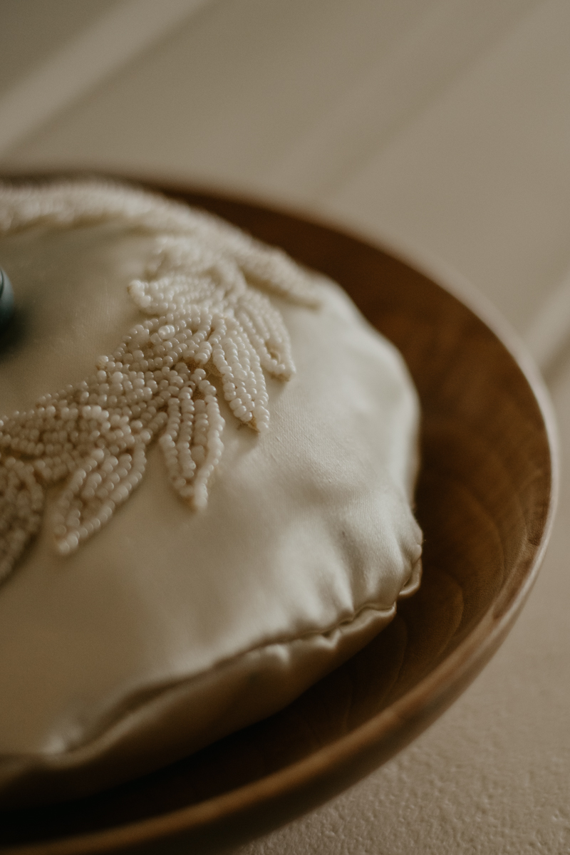 Gorgeous wedding details for a beach wedding in Folly Beach, South Carolina by Britney Clause Photography