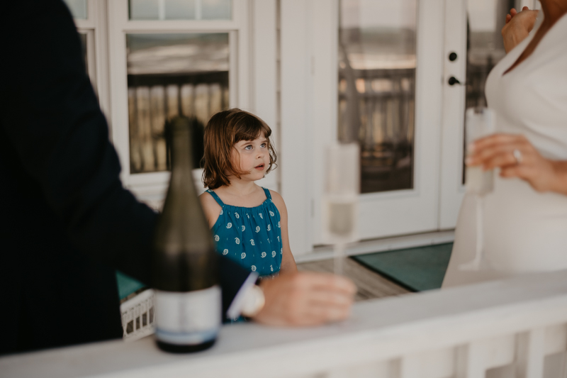 A beautiful beach wedding ceremony in Folly Beach, South Carolina by Britney Clause Photography