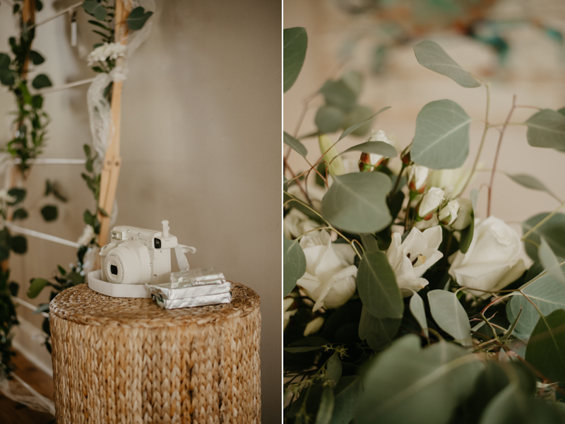 Magical wedding reception decor in Folly Beach, South Carolina by Britney Clause Photography