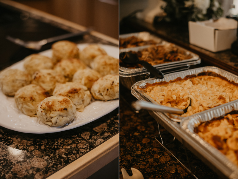 Yummy wedding food from Koco's Pub and Lewis Barbecue in Folly Beach, South Carolina by Britney Clause Photography