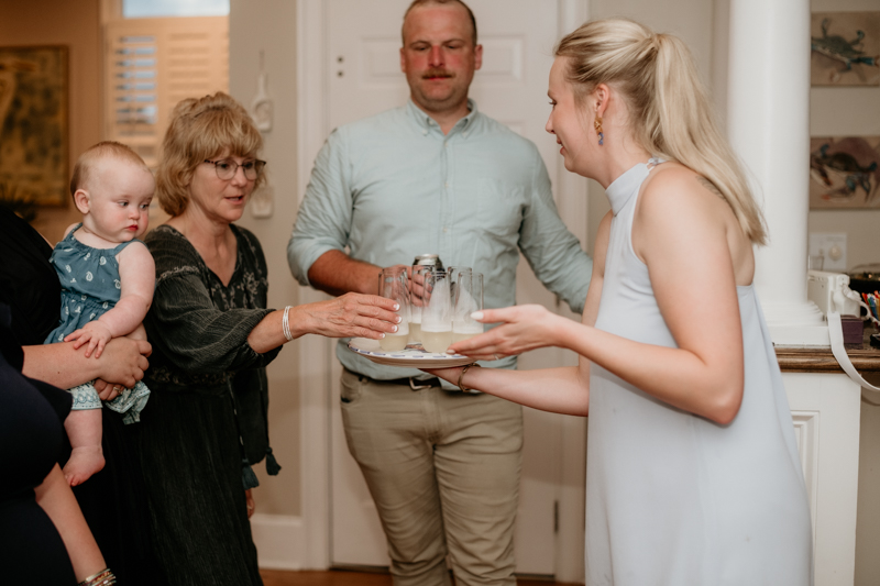 A fun beach wedding reception in Folly Beach, South Carolina by Britney Clause Photography