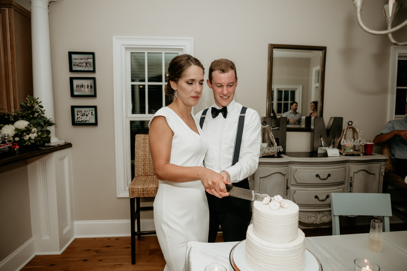 A fun beach wedding reception in Folly Beach, South Carolina by Britney Clause Photography